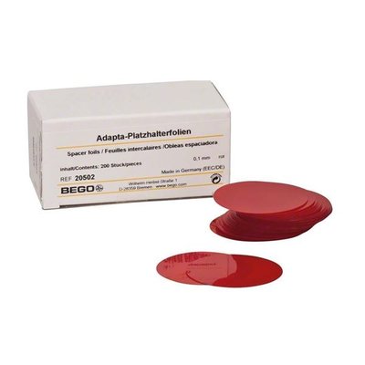 Adapta fólie 0,1mm červená 200ks