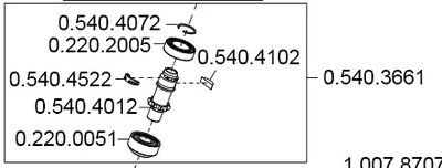 rotor pro KaVo EXPERTmatic E20L 1:1