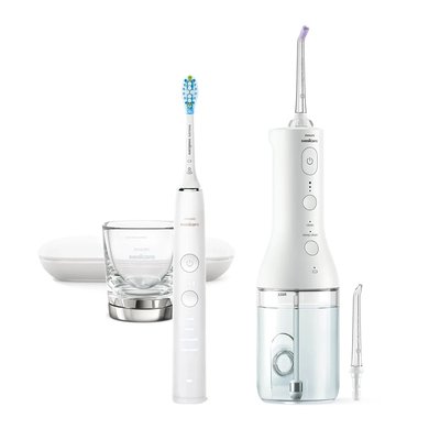Philips Sonicare HX3886/41 DiamondClean sonický kartáček + ústní sprcha Power Flosser
