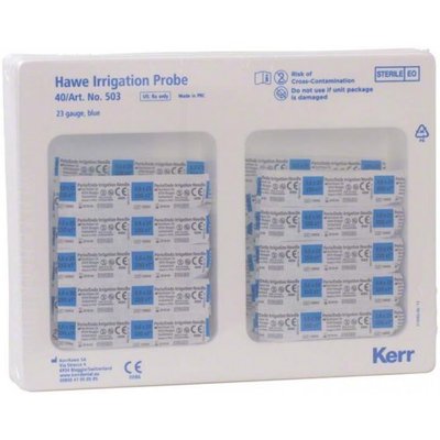 Hawe Neos Irigační kanyla (0,6mm) modrá, 40 ks