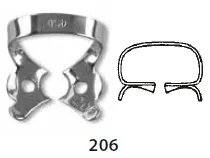 Spona Kofferdam č.206