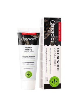 Nordics Ultra White Jungle Fruit zubní pasta 75 ml