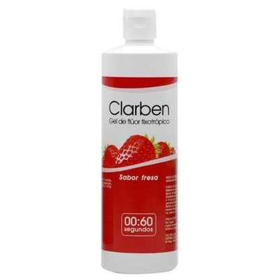 Fluoride gel Clarben jahoda 500 ml