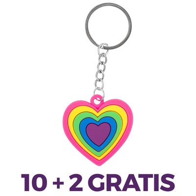 Zabawka - Brelok serduszko 10 + 2 GRATIS