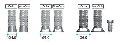 MEGAGEN AR, BD Temporary Cylinder ø5.0 - Non-Octa