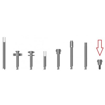 Stoddard Snap On adapter, mandrel Screw 1.72, 10 ks - DOPRODEJ