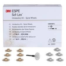 3M Sof-Lex Diamond - 15x diamantové leštící spirály, růžová