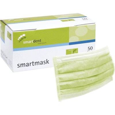 smartdent smartmask Ústenky Cedro / Zelená 50ks 8+2 Zdarma