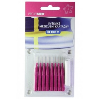 Interdentální sada DOFT 8 ks 0,5 mm s nosičem