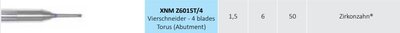 CAD-CAM Zirkonzahn fréza XNM Z6015T/4 Metal Bur