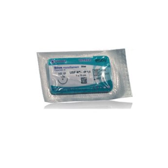 ŠITÍ Silon monofil blue nevstřebatelné EP 0,7 USP 6/0 1x45cm DS15 24 ks