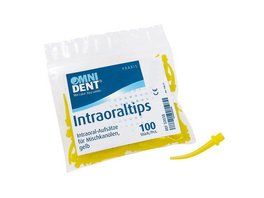 Intraoraltips - Packung 100 Stück gelb