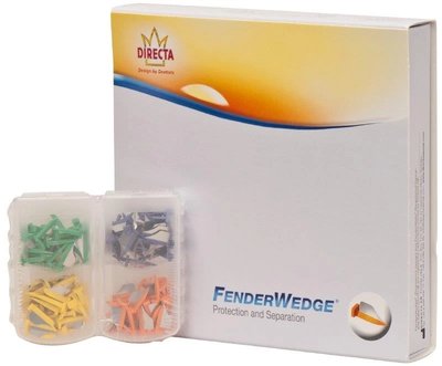 FenderWedge kliny z osłonką fioletowe bardzo małe 36szt.