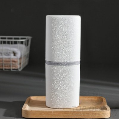 Cestovní pouzdro na zubní kartáček a pastu (bílé), 1 ks