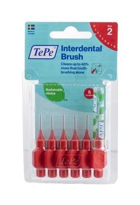 TePe Original 0,5 mezizubní kartáček červený 6 ks
