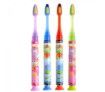 Dětský blikající zubní kartáček GUM Light-Up, od 7 let - Zelená