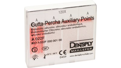 Guttapercha Hilfsspitzen - Packung 120 Stück 24 mm, A