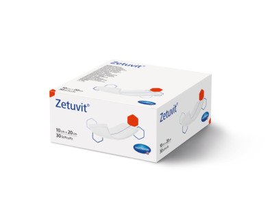 Zetuvit nesterilní savý kompres 10 × 20 cm 30 ks