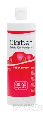 Clarben fluoridační gel (třešeň), 500ml