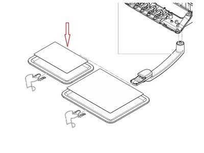 Silikonová podložka pro MALÝ tácek odkládacího stolku lékaře