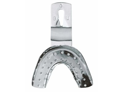 OMNI Ehricke otiskovací lžíce perforovaná, DČ vel.0 - BU/0