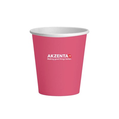 Akzenta Prime One Cups Fuchsia jednorázové papírové kelímky 50 ks