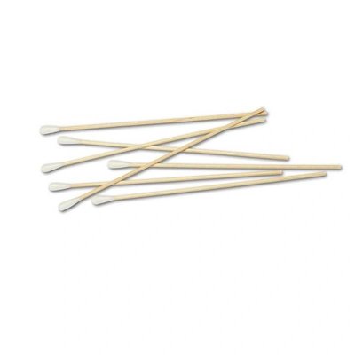 Vatové tyčinky, sterilní, malá hlavička, 10 ks