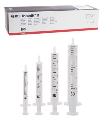 BD Discardit - stříkačky 20ml, 80ks