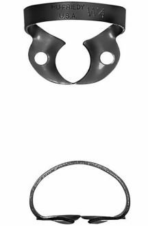 Rubber Dam Wingless Clamp W4 Hu-Friedy Black Line
