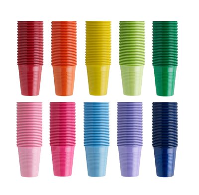 Kelímky Monoart 200ml/166ml - Růžová