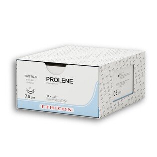 Ethicon Prolene 5/0 45cm igła 16mm 3/8 koła konw. tnąca kosmetyczna 36szt/opak. 8681H szew niewchłanialny