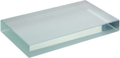 Skleněná míchací podložka, oboustranná