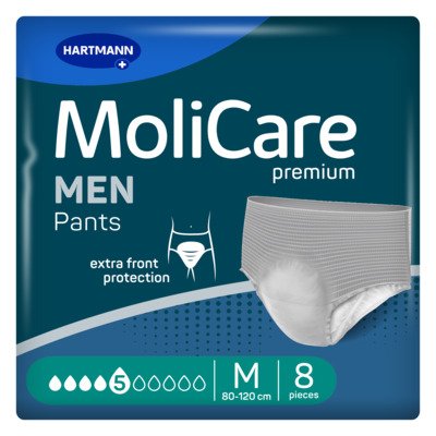 MoliCare MEN Pants 5 kapek inkontinenční kalhotky vel. M 8 ks