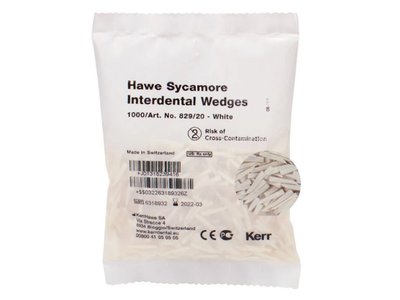 Platanové klínky bílé 1000ks