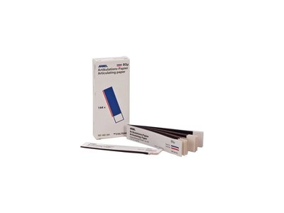 Oboustranný artikulační papír tvar I, 144 listů modrá / červená