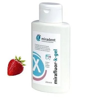 Mirafluor gel jahoda 250ml