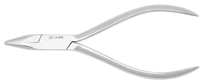 ORBIS Laboratorní kleště úzké ploché, špičaté, hladké, délka: 135 mm