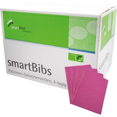 smartdent smartBibs 33 x 45cm Magenta 500ks