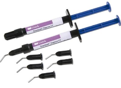 TRANSBOND SUPREME LV KIT do retainerów (2 x 2g, 20 końcówek do aplikacji)