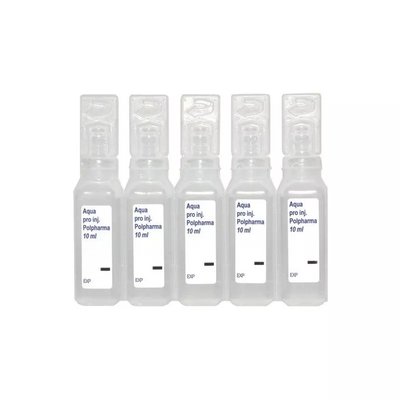 Aqua Pro Injectione rozpuszczalnik do sporządzania leków 10ml x 100ampułek Polpharma