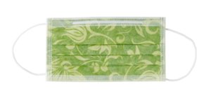 EURONDA Monoart ochranné masky Floral - Limetka