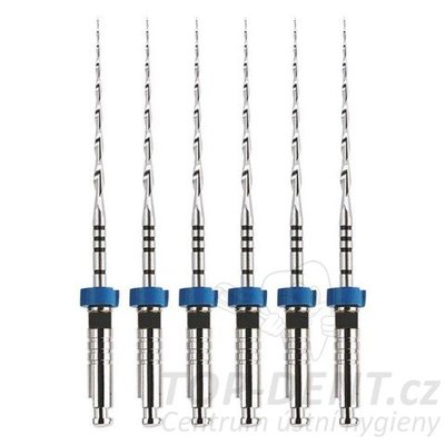 VDW Mtwo NiTi kořenové nástroje ISO 40/04, 16/25mm, 6ks