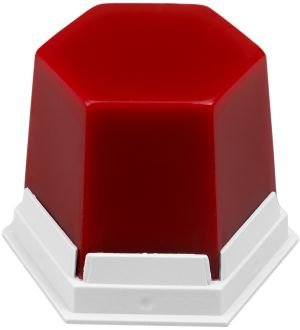 Geo Classic Cervical and Undercut červený transparentný