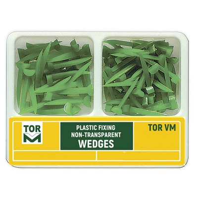 Plastic Fixing Wedges TOR VM - Set Z– zelené /50ks + 30ks/