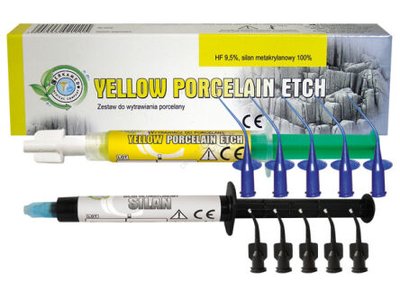 Porcelain Etch Yellow & Silan Cerkamed