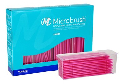 Aplikatory do bondingu 400 szt. MicroBrush - fine - asortyment