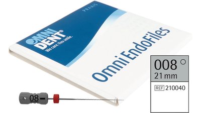 Omni Hedstroemfeilen steril - Packung 6 Stück steril, 21 mm, ISO 025