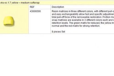 VKS MATRICE OC 1,7 žlutá 8ks