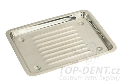 Polonus Dental nerezový tác na nástroje větší (210x200x15mm)