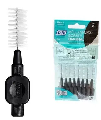 TePe Original mezizubní kartáčky 1,5 mm - černé 8 ks